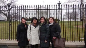 From left: Amy Watanabe, Eri Kameyama, Priscilla Ouchida, Nancy Okubo